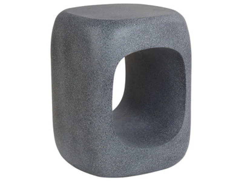 Image of Beliani Side Table Pelmo 33cm 33cm Marble Effect Grey