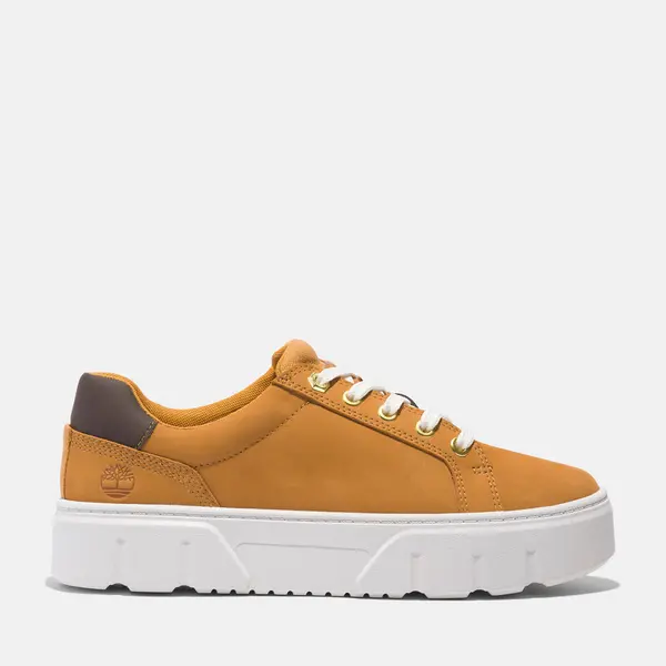 Image of Timberland Low Lace-up Trainer For Her In Yellow, Size 4