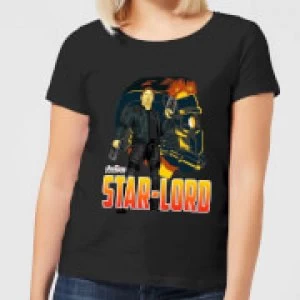 Image of Avengers Star-Lord Womens T-Shirt - Black - M