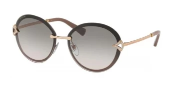 Image of Bvlgari BV6101B Sunglasses Matte Brown 20373B 61mm
