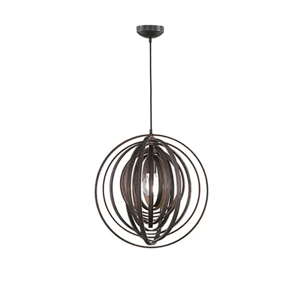 Image of Boolan Modern Spherical Pendant Ceiling Light Brown