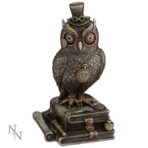 Image of Time Wise Steampunk Owl Figurine