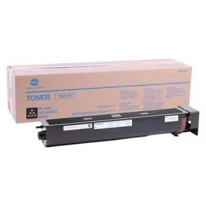 Image of Konica Minolta TN-711K Black Laser Toner Ink Cartridge (A3VU150)