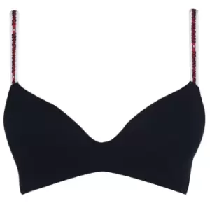 Image of Tommy Bodywear Tech Triangle Bralette - Black