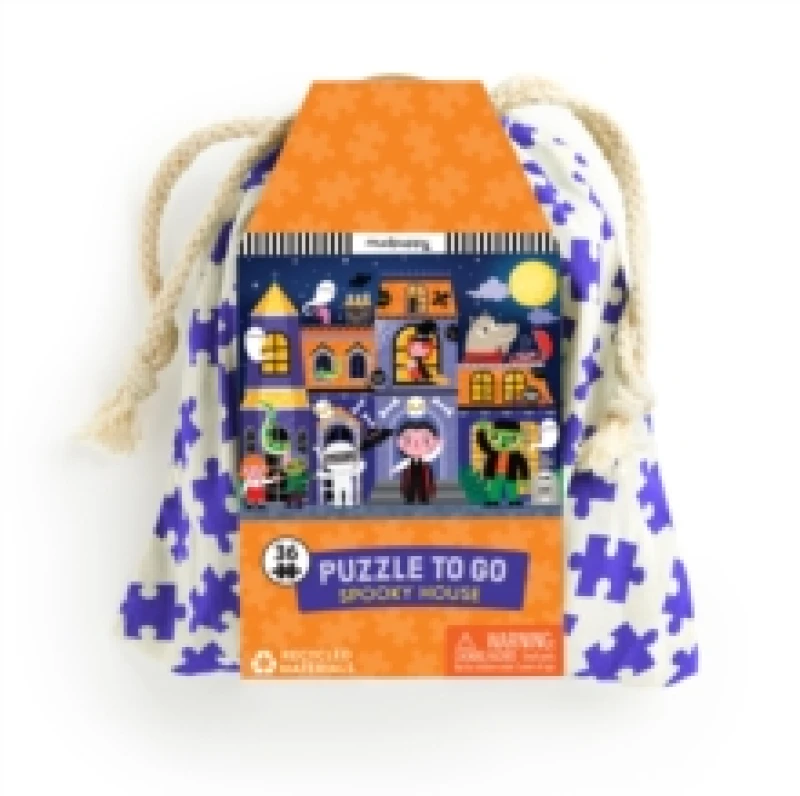 Image of Spooky House 36 Piece Puzzle to Go Jigsaw