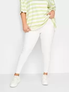 Image of Yours Jenny Jegging 28" White, Size 14, Women