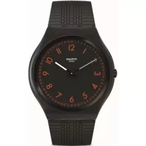 Image of Unisex Swatch Brushed Red Watch