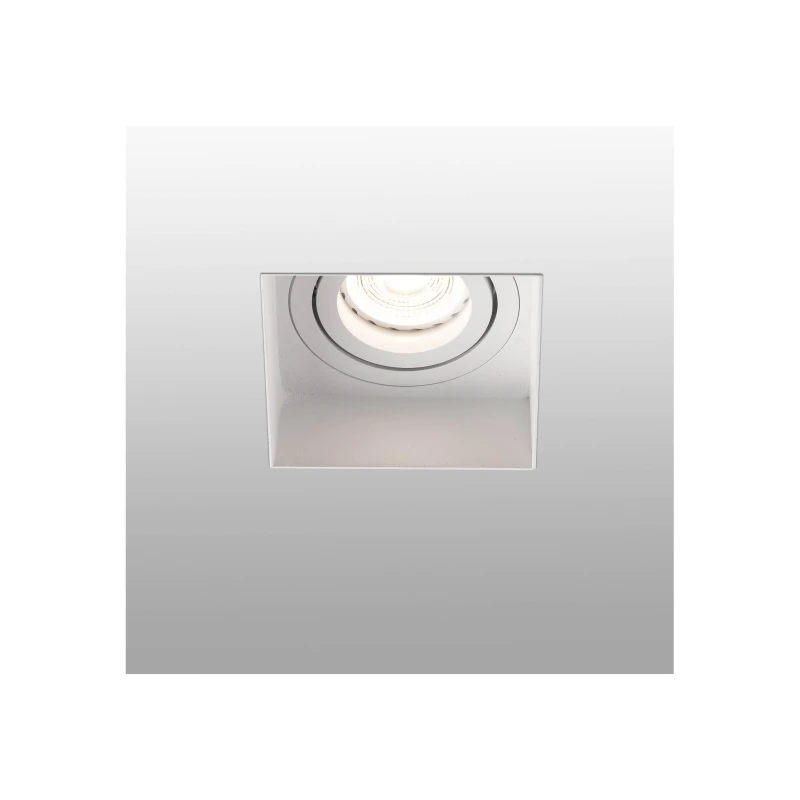 Image of Netlighting Hyde White Tiltable square recessed Downlight Trimless GU10 White