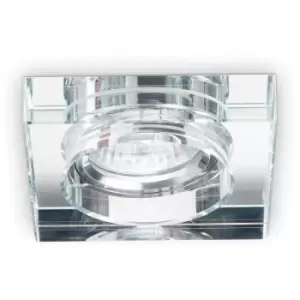 Image of Blues - 1 Light Square Surface Mounted Downlight (3 Pack) Clear, GU10 - Ideal Lux