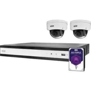 Image of ABUS Performance Line 4-Kanal PoE Set TVVR36422D LAN IP-CCTV camera set 4-channel incl. 2 cameras 1920 x 1080 p
