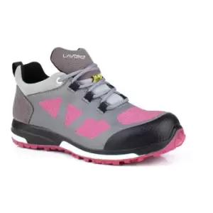 Image of Leia Ladies ESD Shoe Grey/Pink Size 06 (39)