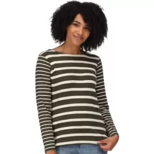Image of Regatta Womens Farida Cotton Long Sleeve Jersey Top 18 - Bust 43' (109cm)