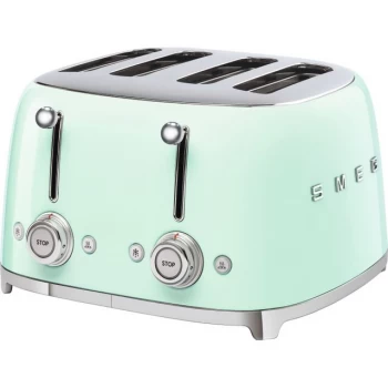 Image of SMEG 50s Retro Style TSF03PGUK 4 Slice Toaster