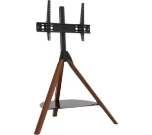 Image of AVF Hoxton FSL1000HOXDWB 1000 mm TV Stand with Bracket - Dark Wood & Black,Brown