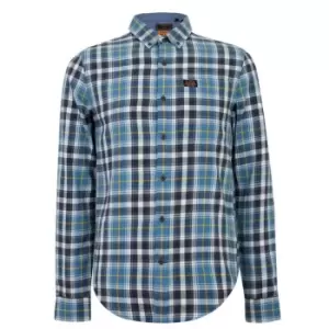 Image of Superdry Vintage Shirt - Blue