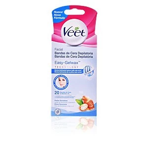 Image of BANDAS DE CERA depilatorias faciales piel sensible 20 uds
