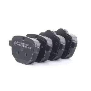 Image of A.B.S. Brake pad set BMW 37731 34206877648,34206879857,34212449288 34212449289,34212456869,34216788284,34216796741,34216798193,34216861543,34216862202