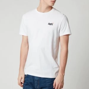 Image of Superdry Mens Orange Label Vintage Embroidered T-Shirt - Optic - L