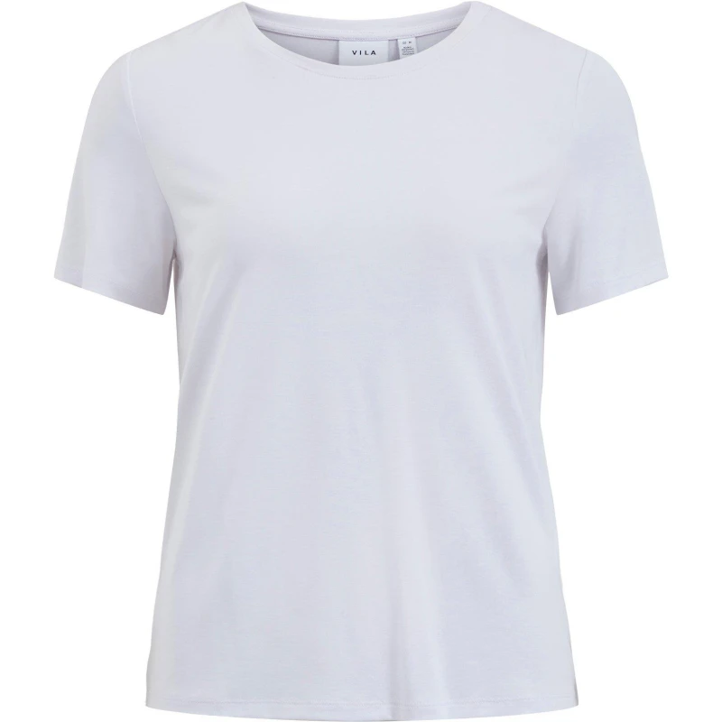 Image of Vila Modala O-Neck - White White 8