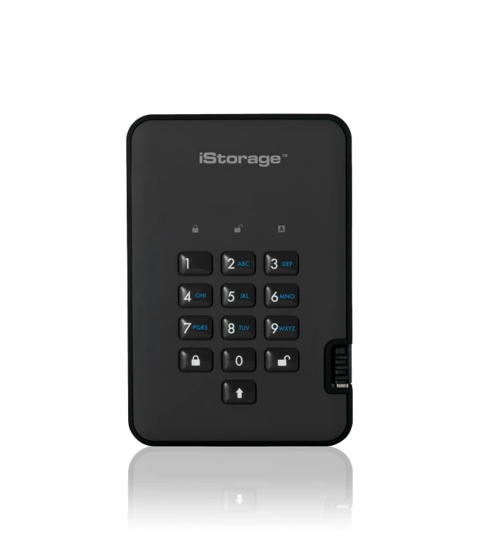 Image of iStorage diskAshur² SSD 16TB Black Secure Portable Solid State Drive