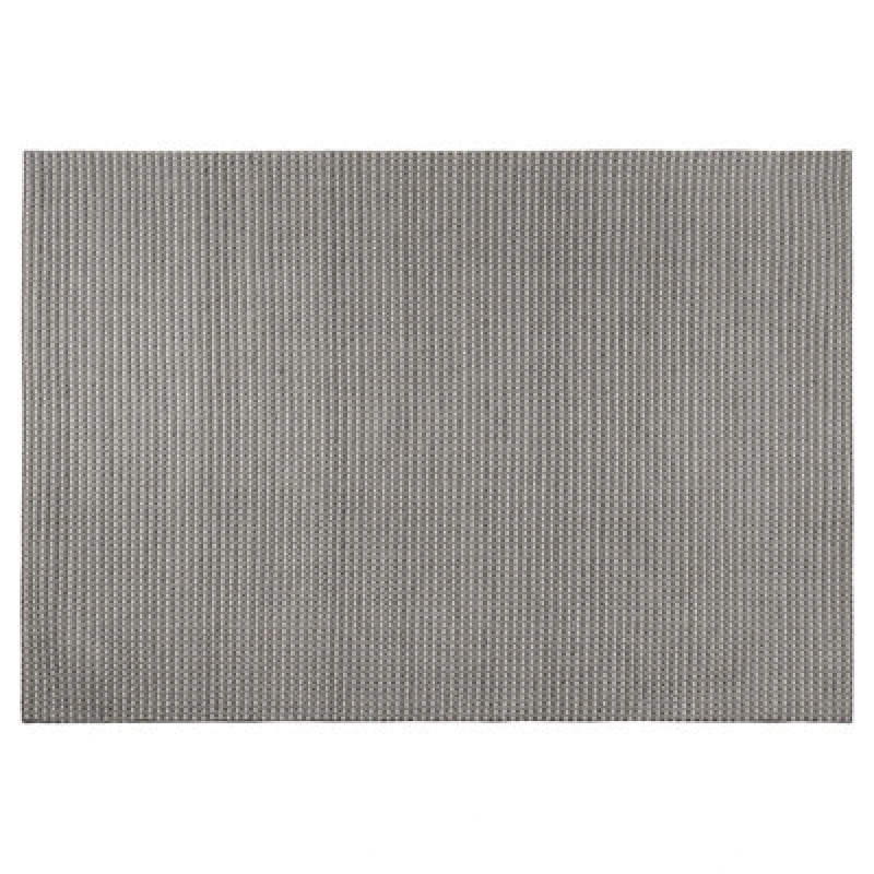 Image of Beliani Rug Kilis Grey 140 X 200 Cm Wool