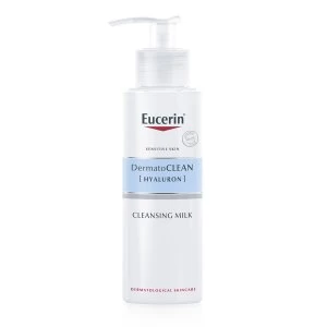 Image of Eucerin DermatoCLEAN + Hyaluron Gentle Face Cleansing Milk