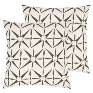 Image of Furn. Nomi Twin Pack Polyester Filled Cushions Mono