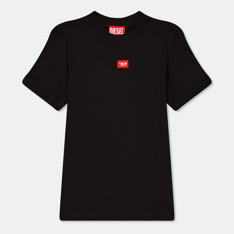 Image of Diesel Unisex Kids T-Shirt Black K900 unisex 8Y