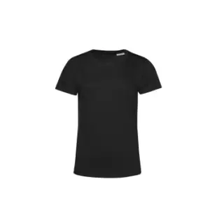 Image of B&C Womens/Ladies E150 Organic Short-Sleeved T-Shirt (L) (Black)