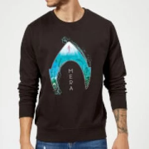 Image of Aquaman Mera Logo Sweatshirt - Black - M