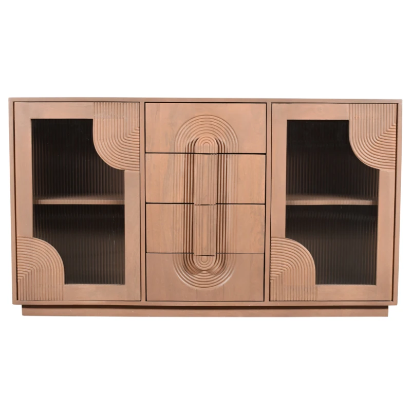 Image of Indian Hub Indus Solid Wooden Extra Large Sideboard