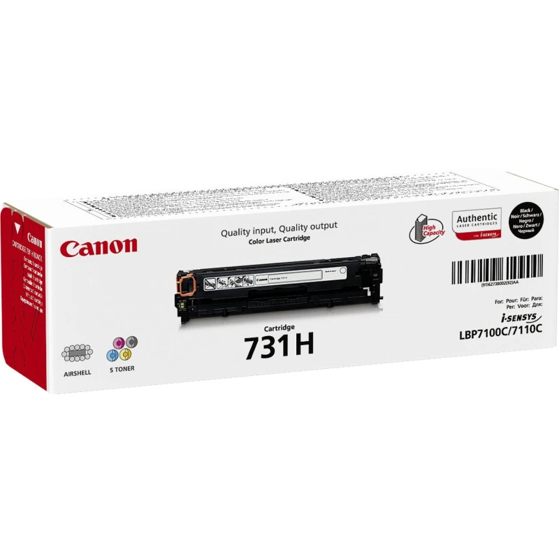 Image of Canon 731 High Cap Black Cartridge 6273B002