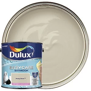 Image of Dulux Easycare Bathroom Mossy Stone Soft Sheen Emulsion Paint 2.5L