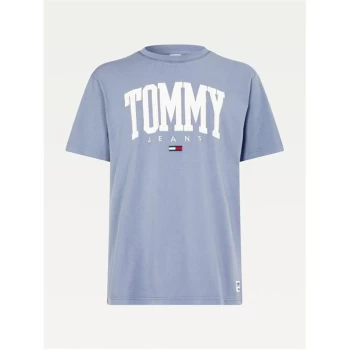 Image of Tommy Jeans Collegiate T Shirt - Faded Grape