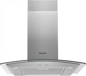 Image of Hotpoint PHGC64FLM 60cm Chimney Cooker Hood