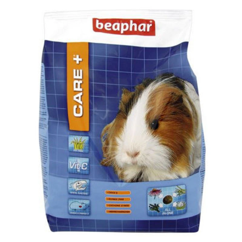 Image of beaphar Care+ Food for Guinea Pigs 1.5kg Brown