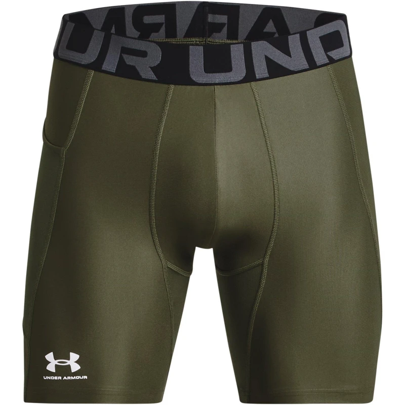 Image of Under Armour Armour HeatGear Compression Shorts Mens - Green Green XS