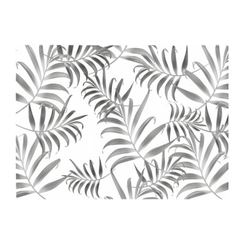 Image of Warren Reed Designer Hawaiian Style Palm Leaves Glass Chopping Board