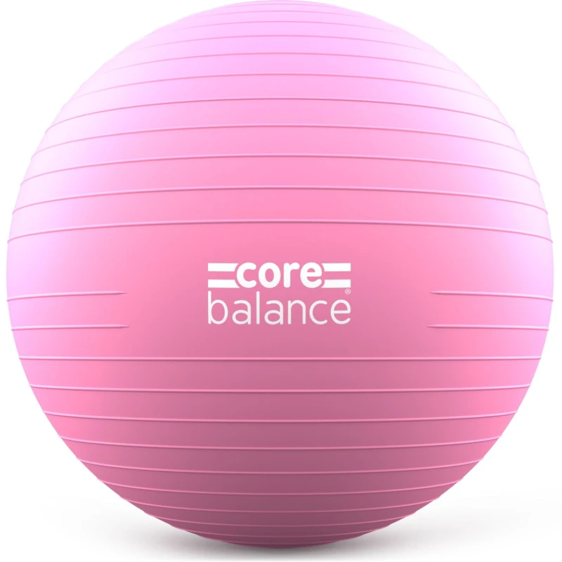 Image of Core Balance Gym Ball Exercise Fitness Yoga Pregnancy Anti Burst 55cm 65cm 75cm 85cm Pump Pink