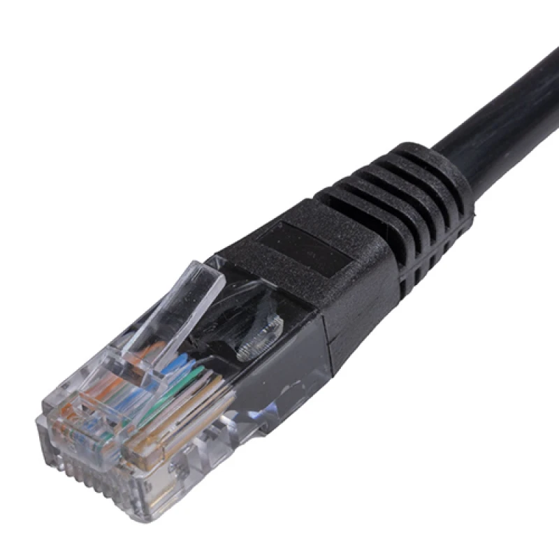Image of Cablenet CNL 100PK 2M C5e Bk UTP PVC 24AWG FMB networking cable