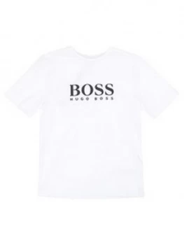 Image of Hugo Boss Classic Short Sleeve T-Shirt White Size 6 Years Boys