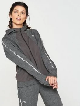Image of Urban Armor Gear Ottoman Full Zip Fleece Hoodie Grey Size XS Women