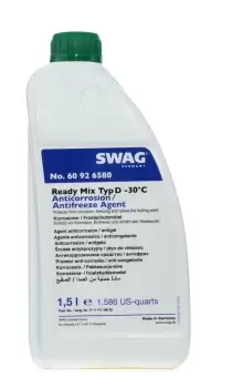 Image of SWAG Antifreeze 60 92 6580 RENAULT,HYUNDAI,CITROEN,TWINGO I (C06_),CLIO II (BB0/1/2_, CB0/1/2_),Clio III Schragheck (BR0/1, CR0/1),TWINGO II (CN0_)