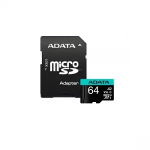 Image of ADATA Premier Pro memory card 64GB MicroSDXC UHS-I Class 10