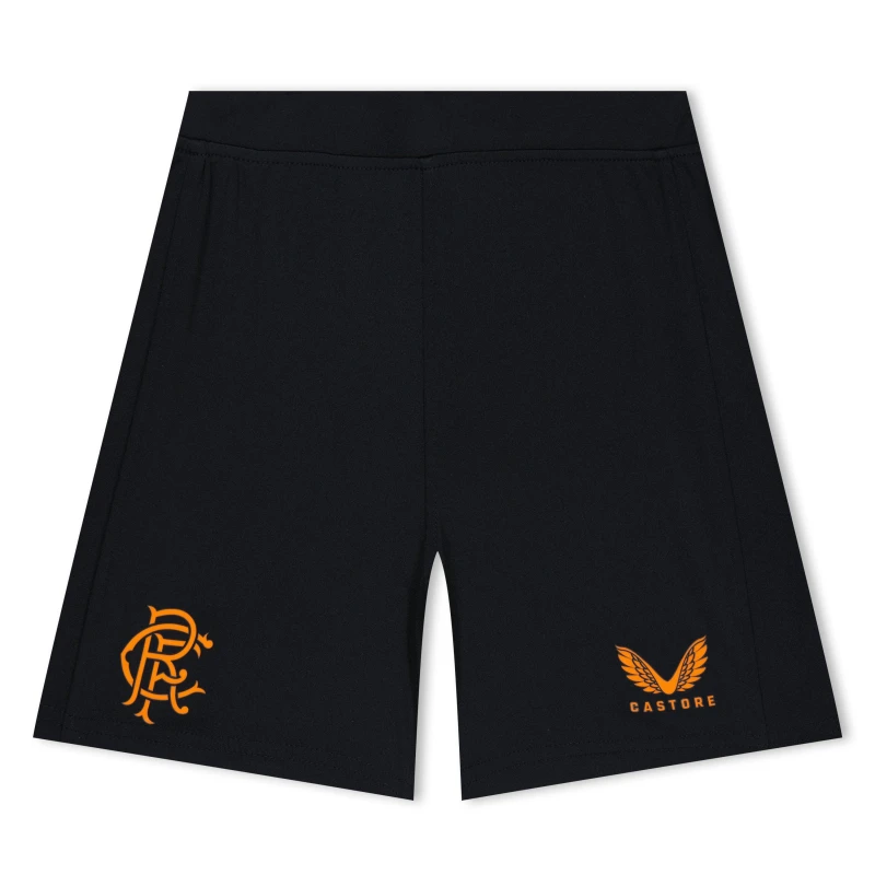 Image of Castore Rangers Match Day Training Shorts Infants - Black 2 - 3 Years