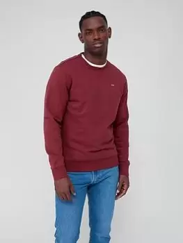 Image of Levis Original Small Logo Crew Neck Sweatshirt - Port, Size L, Men