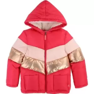 Image of Billieblush Girls Red quilted puffer jacket - Red