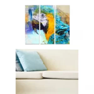 Image of MDF2459950 Multicolor Decorative MDF Painting (3 Pieces)