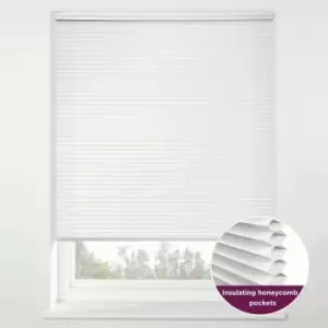 Image of Swish Snow Flurry Cordless Insulating Pleated Blind White