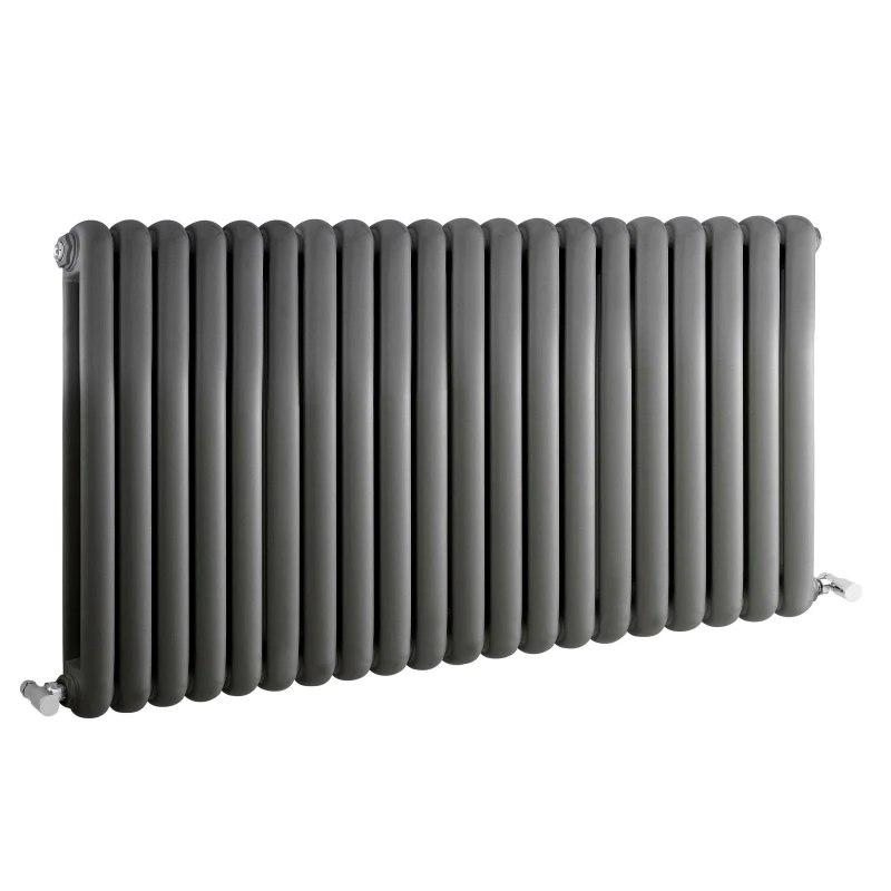 Image of Balterley Horizontal Double Panel Radiator 4467 BTU Anthracite 635mm x 1223mm Grey unisex